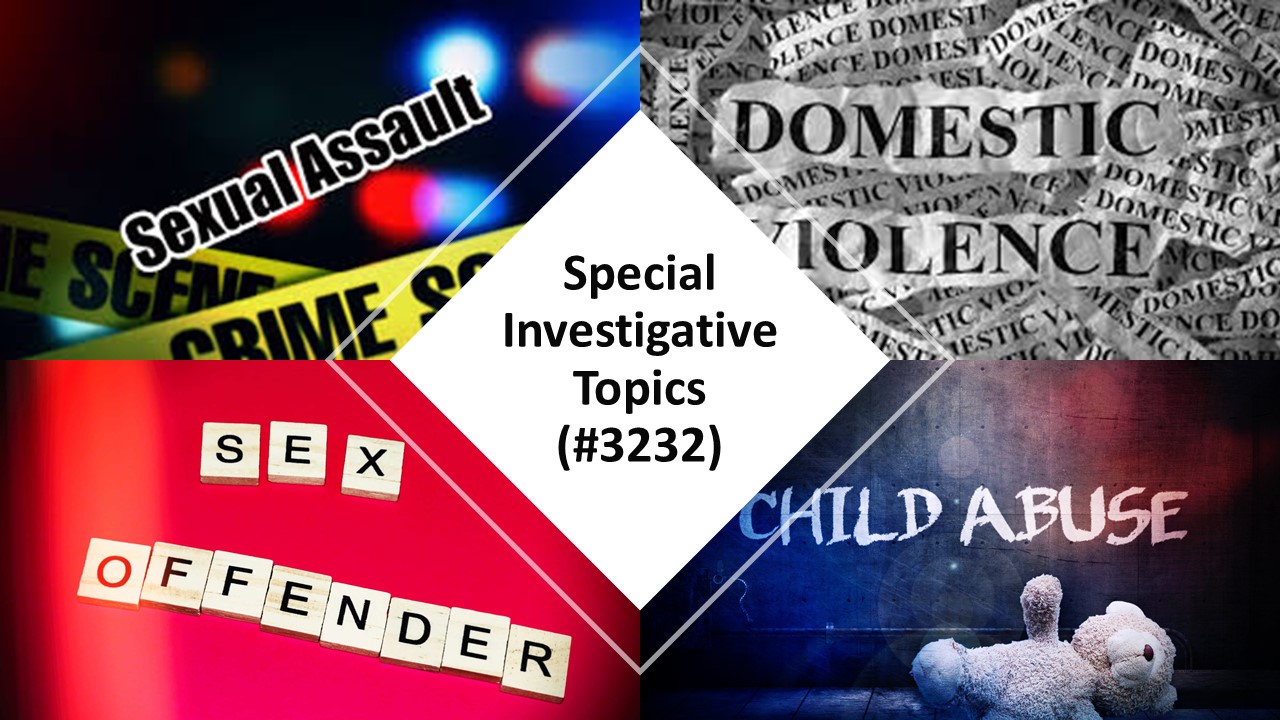 Special investigative topics