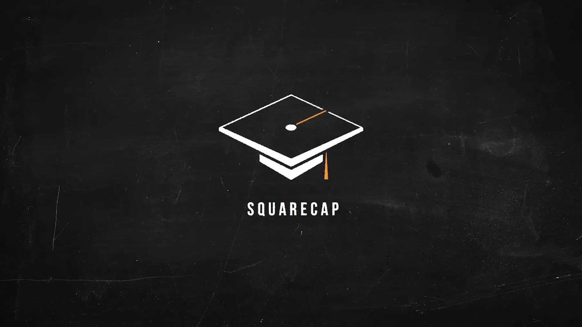 Square cap logo